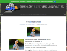 Tablet Screenshot of camping-center-berlin.de